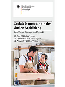 Cover der Publikation "Soziale Kompetenz in der dualen Ausbildung"