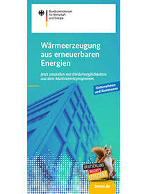 Cover der Publikation "Wärmeerzeugung aus erneuerbaren Energien"