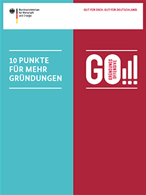 Cover der Publikation "10 Punkte für mehr Gründungen"