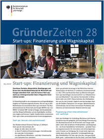 Cover der Publikation "GründerZeiten Nr. 28: Start-ups: Finanzierung und Wagniskapital"