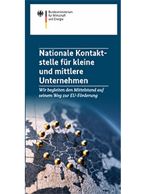 Cover der Publikation "Nationale Kontaktstelle für kleine und mittlere Unternehmen"