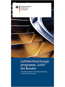 Cover der Publikation "Luftfahrtforschungsprogramm "LuFo" des Bundes"